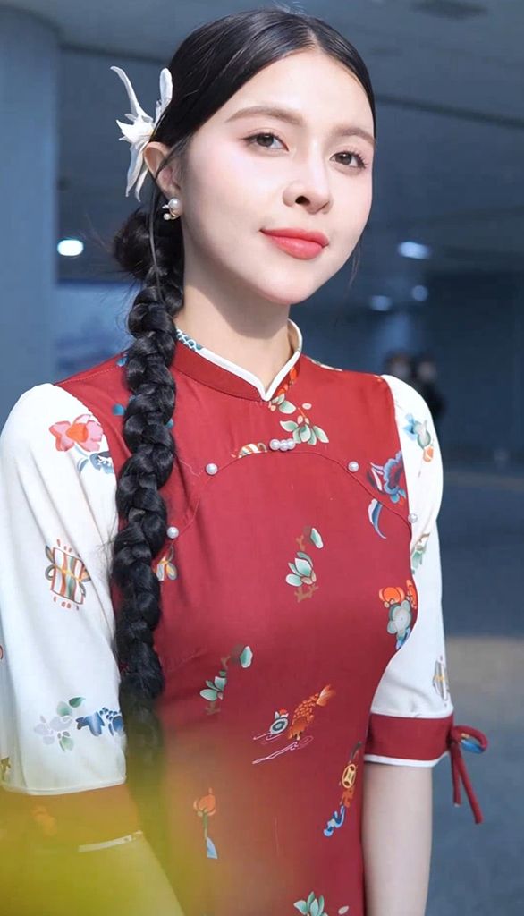 Áo Dài Cá Chép AD9002.2693 (áo lẻ)
