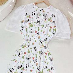 Áo Dài Tay Ép Hoa 5C AD2701 (áo lẻ)