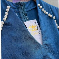 Áo Dài Ngọc Miu Trắng AD2720 (áo lẻ)