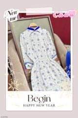 Áo Dài Viền Én Tay Ren AD2753 (áo lẻ)