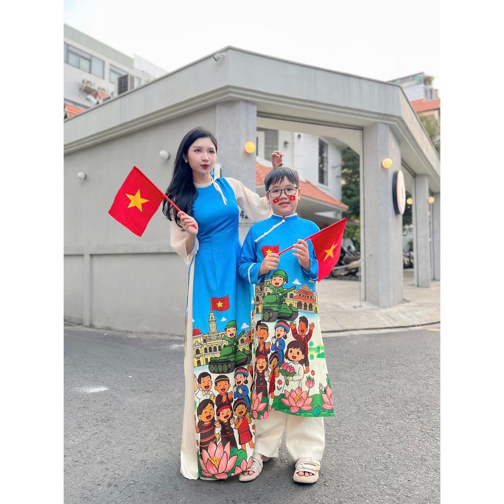 Áo Dài Giải Phóng A23 AD2779 (áo lẻ)