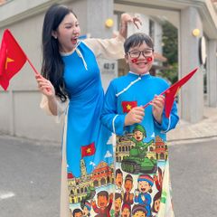 Áo Dài Giải Phóng A23 AD2779 (áo lẻ)