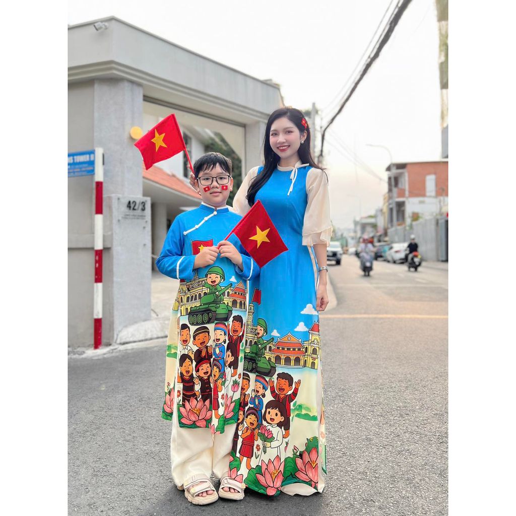 Áo Dài Giải Phóng A23 AD2779 (áo lẻ)