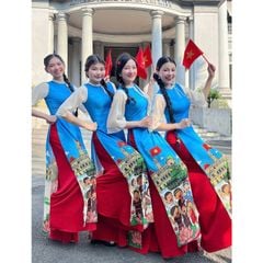 Áo Dài Giải Phóng A23 AD2779 (áo lẻ)