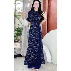 Áo Dài 4 Tà Đàn Bầu AD2802 (Áo lẻ)