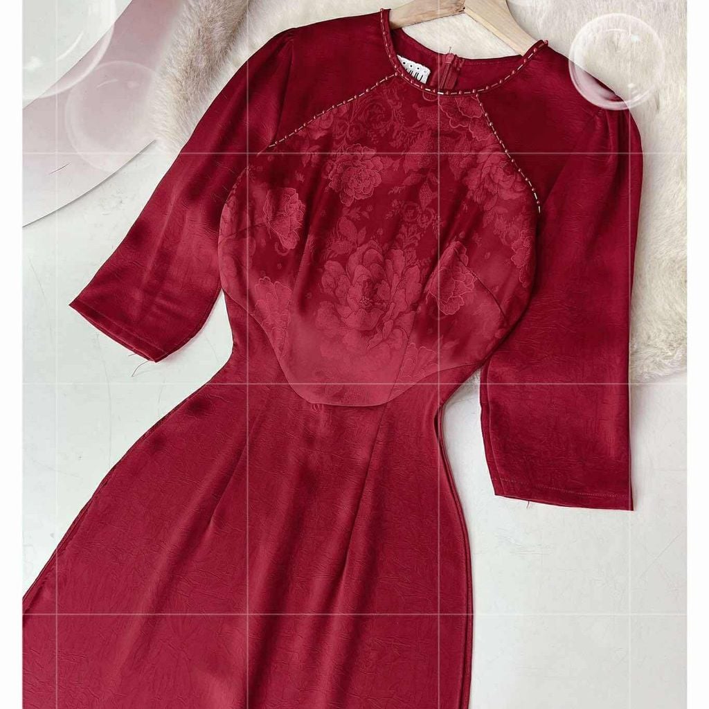 Áo Dài Yếm Đào AD2803 (áo lẻ)