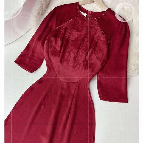 Áo Dài Yếm Đào AD9001.2803 (áo lẻ)