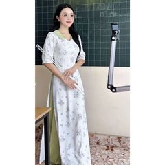 Áo Dài Bí Đao AD9002.2809 (áo lẻ)