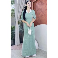 Áo Dài Bí Đao AD9002.2809 (áo lẻ)