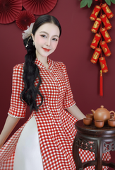 Áo Dài Caro San San AD9002.2847 (áo lẻ)