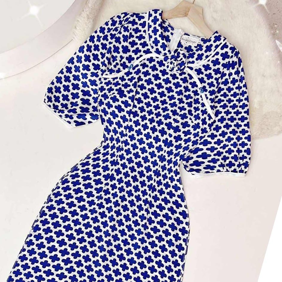 Áo Dài Mận Mận+PK AD2877 (áo lẻ)