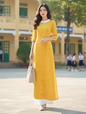 Áo Dài Nguyệt Hạ AD9001.2925 (áo lẻ)