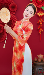 Áo Dài Lâm Yên Tử AD2979 (áo lẻ)