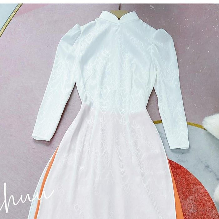 Áo Dài Gấm Tay Bồng AD8005 (áo lẻ)