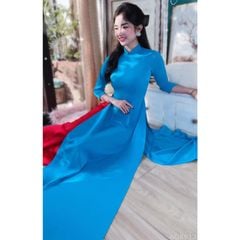 Áo Dài Lụa Ý Truyền Thống AD8013 (áo lẻ)