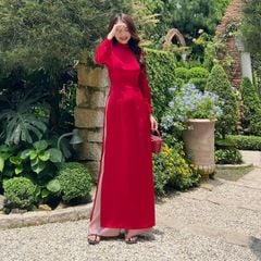 Áo Dài Cổ Li 2P AD9001.8021 (áo lẻ)