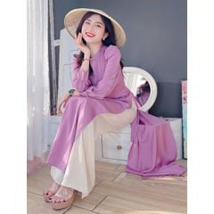 Áo Dài Cổ Li 2P AD9001.8021 (áo lẻ)