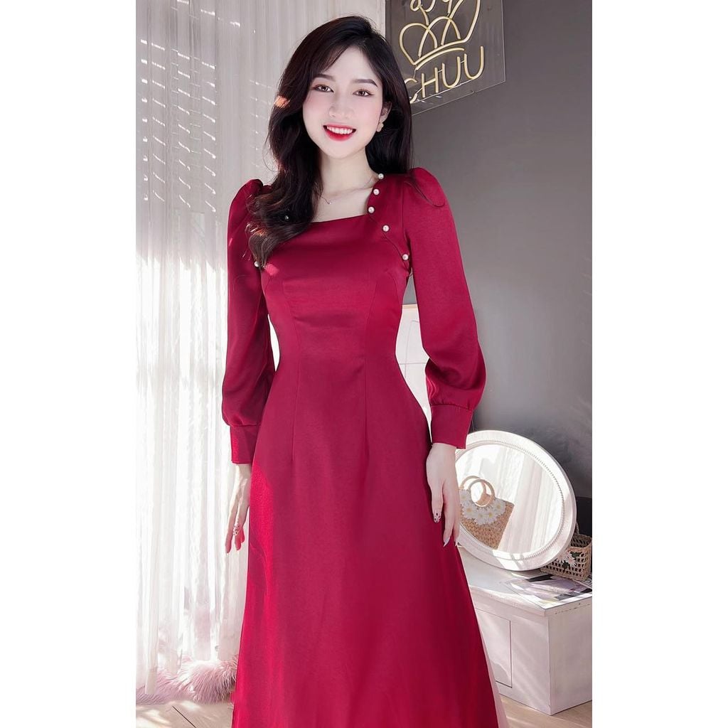 Áo Dài Lư Ngọc Trai AD8025 (áo lẻ)