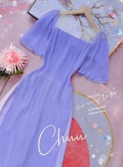 Áo Dài 4 Tà Tơ IC Bling AD9003.8103 (áo lẻ)