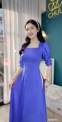 Áo Dài Cổ U Tay Nhún AD9001.9152 (áo lẻ)
