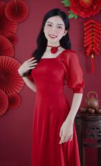 Áo Dài Trễ Vai Chocker AD9168 (áo lẻ)