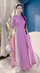 Áo Dài 4T Tứ Thân Liên Hoa AD9297 (áo lẻ)