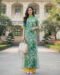 Áo Dài Li Đôi Thượng Hải AD1410 (áo lẻ)