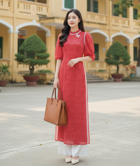 Áo Dài Bướm Alone AD1446 (áo lẻ)