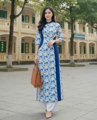 Áo Dài Âm Dương AD1460 (áo lẻ)