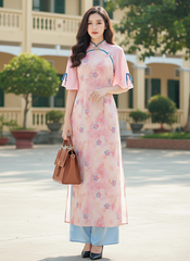 Áo Dài Đền Ngọc Sơn AD1582 (áo lẻ)