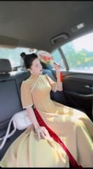 Áo Dài Vân Dứa AD9127 (áo lẻ)