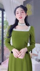 Áo Dài Ren Cổ Chooker AD8066 (áo lẻ)