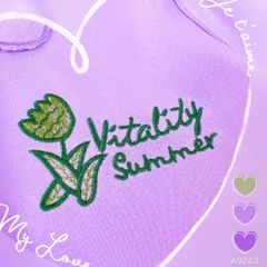 Áo Thêu Chữ Vitality (PK) A9244