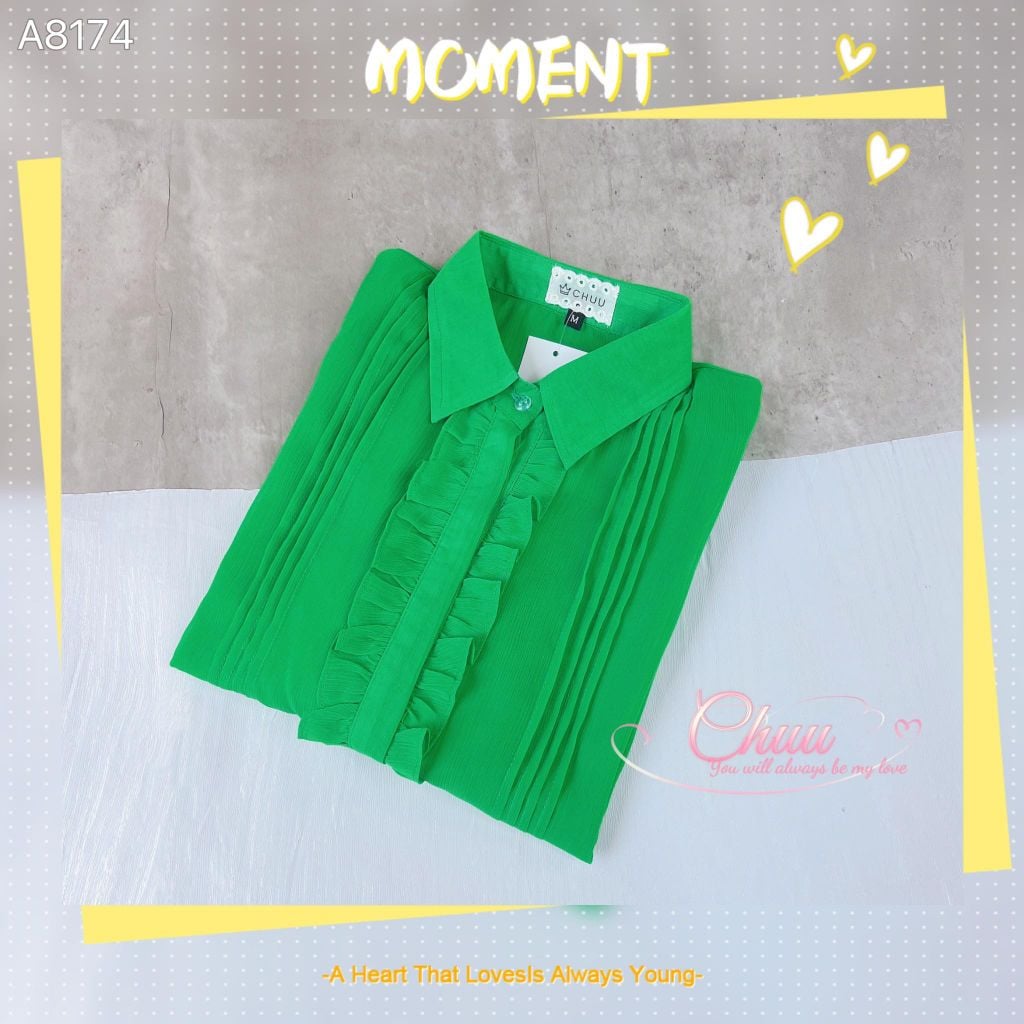 Áo Sơ Mi Kẹp bèo 8Li A9001.8174