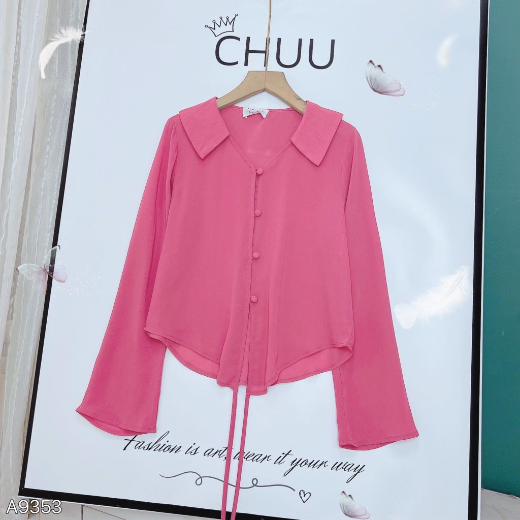 Áo Tăm Dây Xoắn Cột A9353