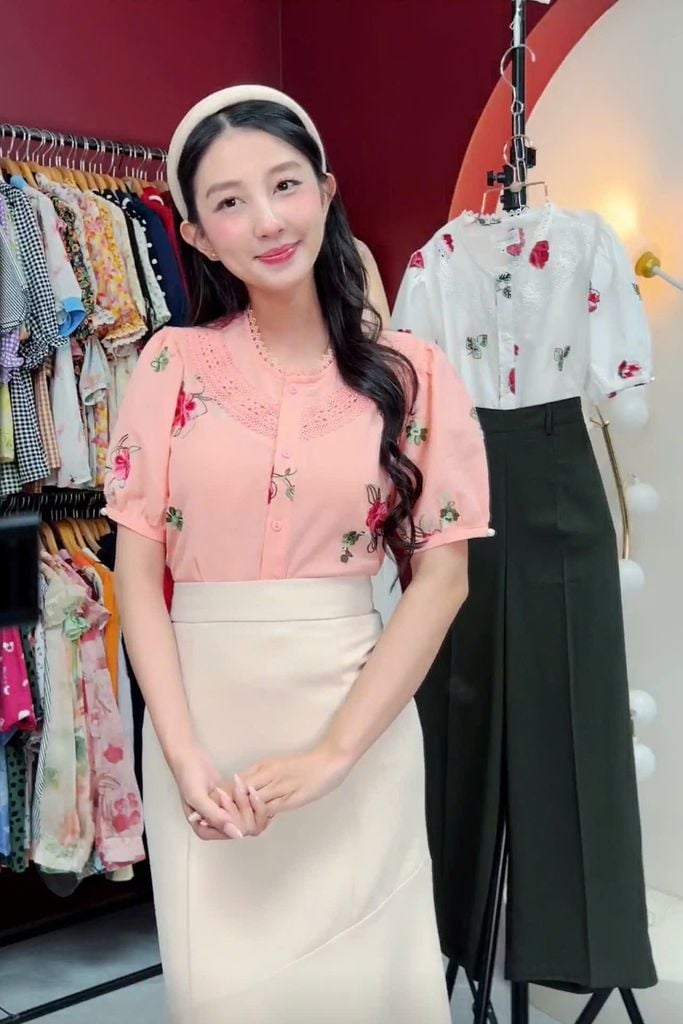 Áo Sơ Mi Hồng Mộc A3967 (Áo lẻ)