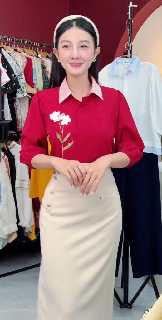 Áo Sơ Mi Sọc Hoàng Hoa A3959 (Áo lẻ)