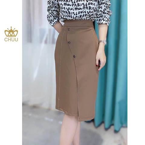 Chân Váy Sóng Chỉ Trắng CV5050