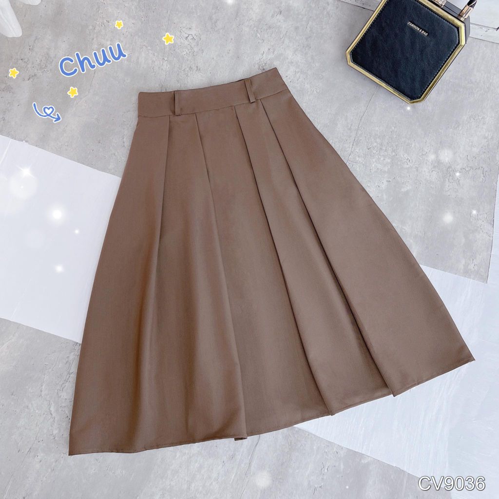 Chân Váy chữ A có đỉa CV9002.9036