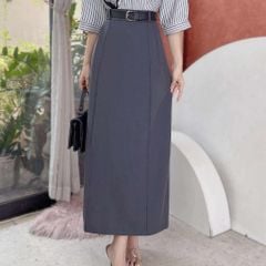 Chân Váy Suông 2 Li Chỉ Nổi 86cm CV9001.1072