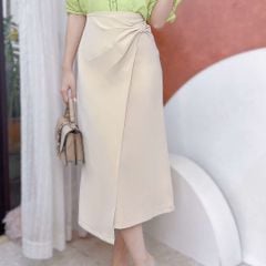 Chân Váy Đắp Xéo Cánh Nơ 82Cm CV2089