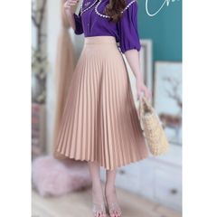 Chân Váy Li Quạt Chun Sau CV9015