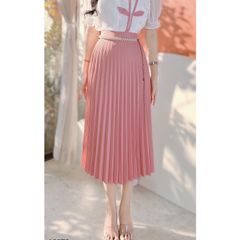 Chân Váy Li Quạt Chun Sau CV9015