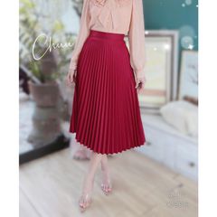 Chân Váy Li Quạt Chun Sau CV9015