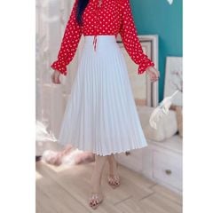 Chân Váy Li Quạt Chun Sau CV9015