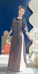 Áo Dài Bé Nơ Nhỏ AD3074 (Áo lẻ)