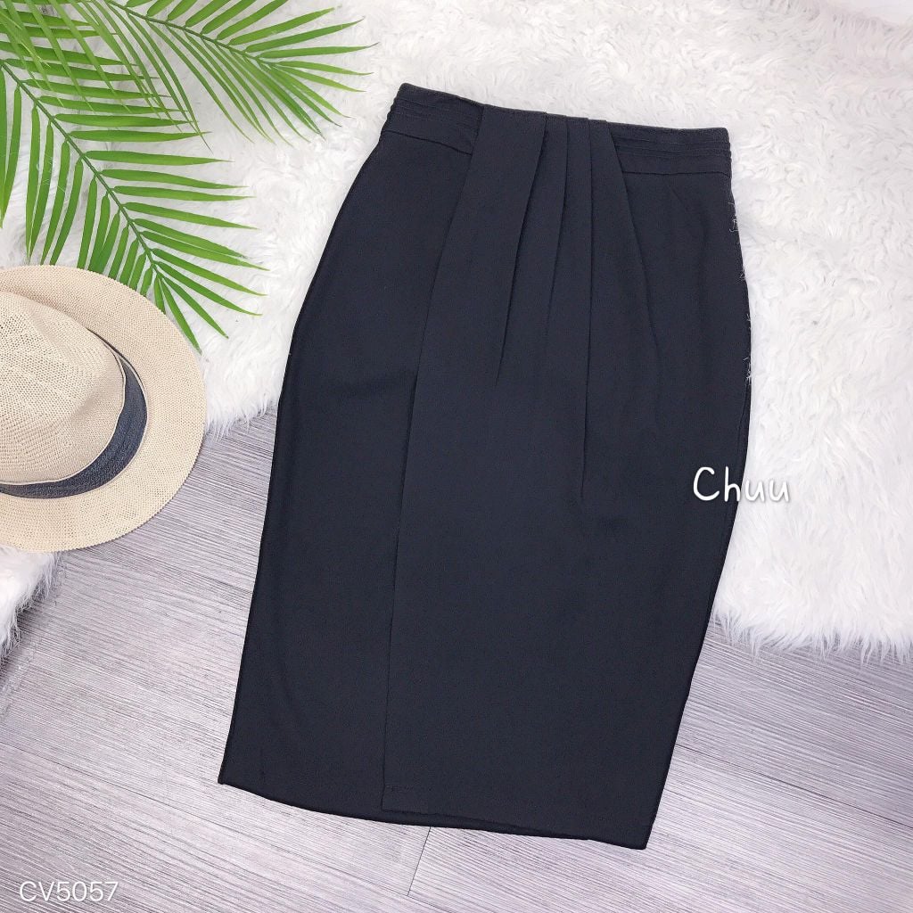 Chân Váy Đai Xếp Li CV5057