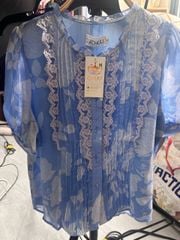 Áo Đơn Sắc Ren Li AT9002.2856
