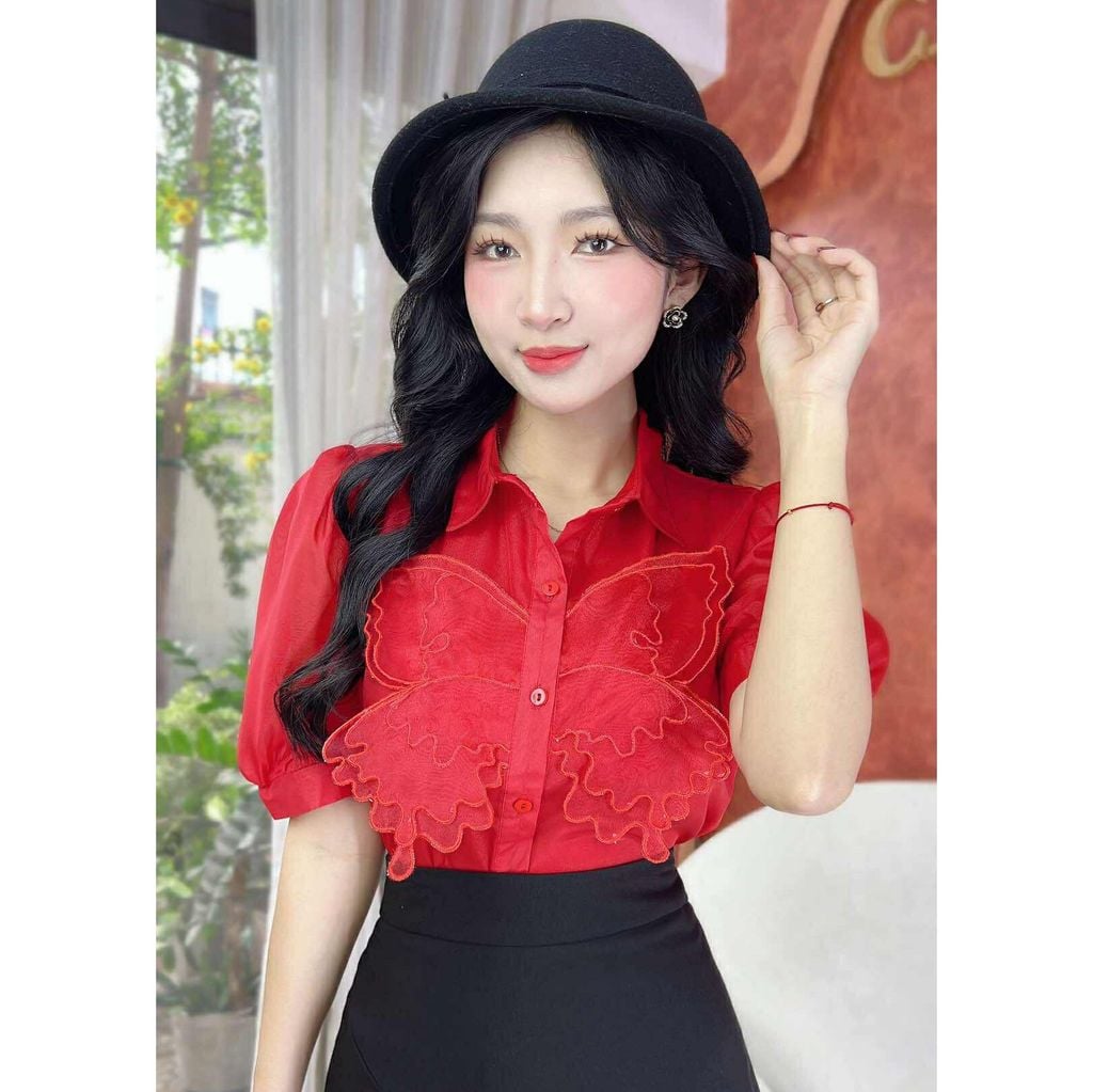 Áo Sơ Mi Cánh Điệp A2873
