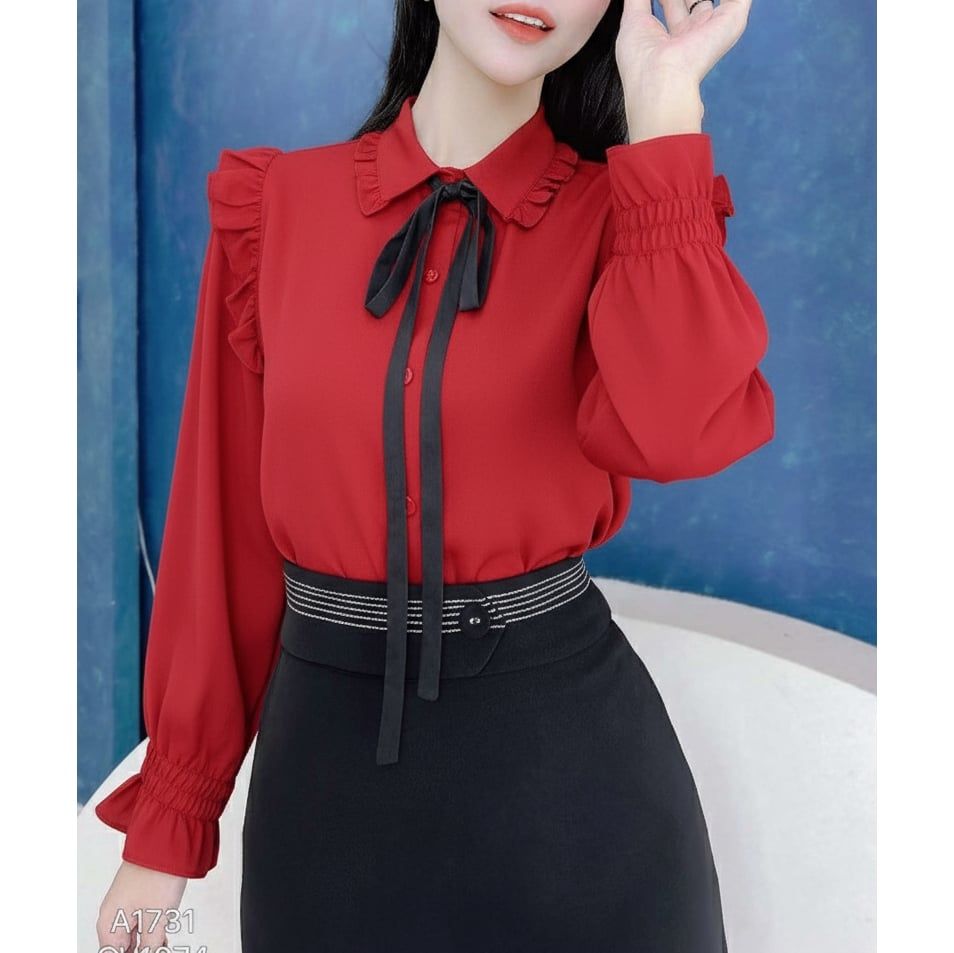 Áo Sơ Mi Hana Nơ A1731